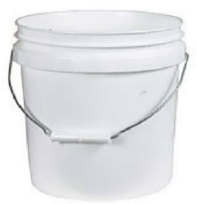 Leaktite White 1 Gal. Plastic Bucket