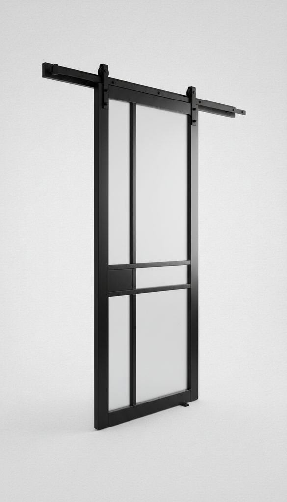 [147618436] BARNDOOR KIT "BADEN"BLACK 36X84