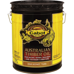 [1561364] Cabot Australian Timber Oil Transparent Honey Teak Oil-Based Australian Timber Oil 5 Gal
