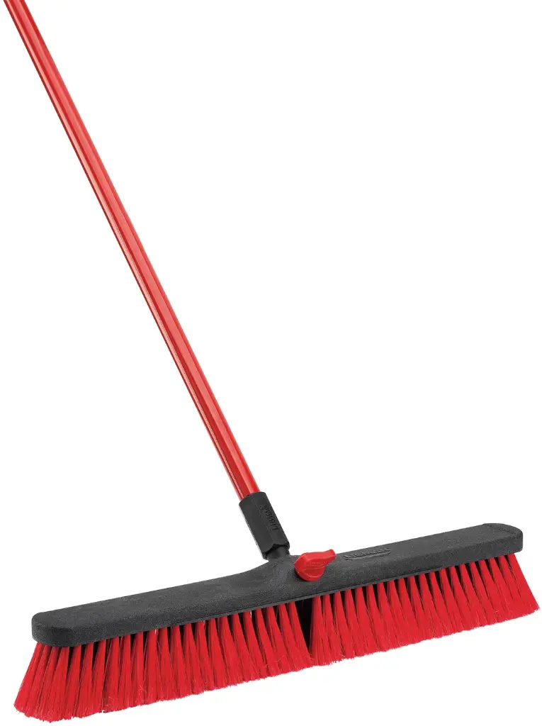 Libman Broom,w/Handle and Locking Nut,24 Block 805 - All