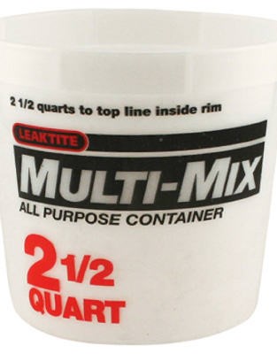 [1594936] Leaktite Clear 2.5 Qt Multi-Mix Container