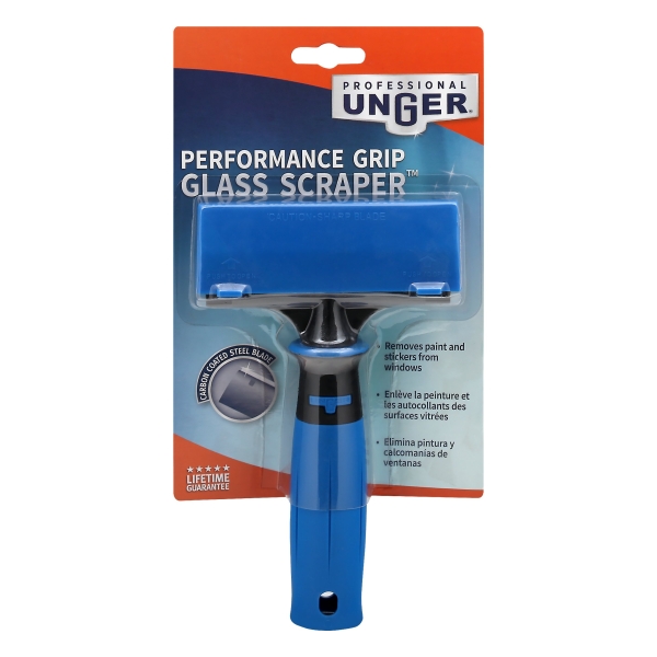 Unger 4 in. W Carbon Steel Multi-Purpose Glass Scraper
