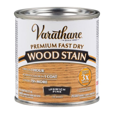 Varathane Premium Ipswich Pine Oil-Based Fast Dry Wood Stain 1/2 Pt