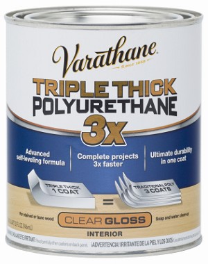 Varathane Triple Thick Transparent Clear Gloss Stain 1 Qt.