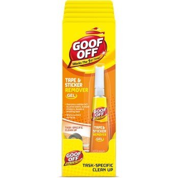 Goof Off FG812 Tape and Sticker Remover, .62 Oz