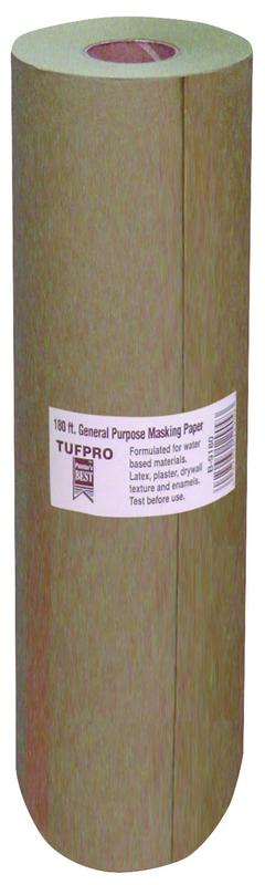 Trimaco 9 in. W X 180 Ft. L Paper Masking Paper 1 Pk