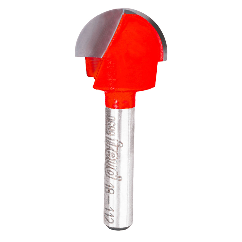 Freud 3/8 in. Radius Round Nose Bit with 1/4 in. Shank - 18-112