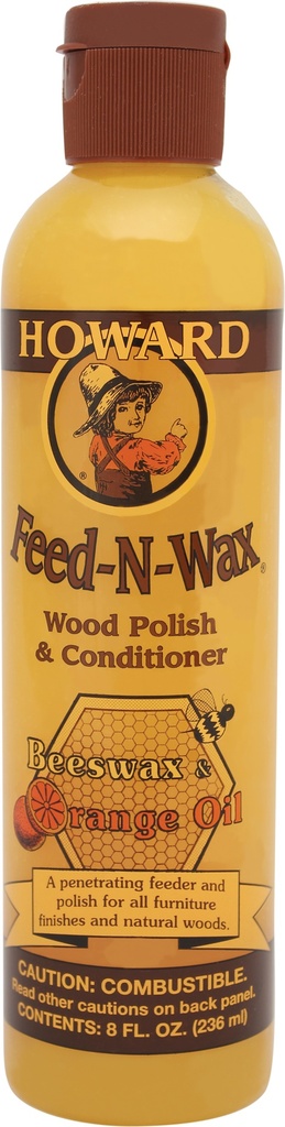 [1892264] Howard Feed-N-Wax Orange Scent Wood Protector 8 Oz Gel