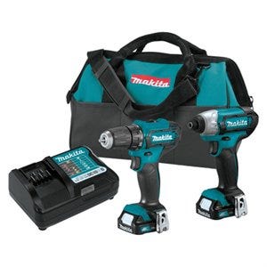 Makita 12V MAX CXT Cordless Brushed 2 Tool Combo Kit