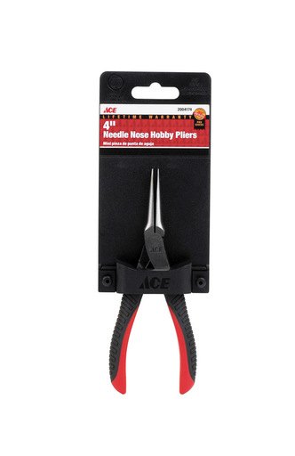 Ace 4 in. Alloy Steel Needle Nose Hobby Pliers