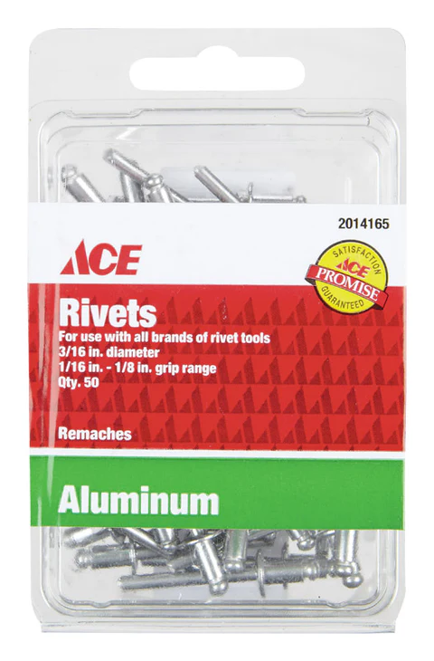 Ace Rivets 50 Clamshell