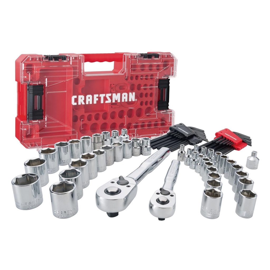 Craftsman Versastack 1/4 and 3/8 in. Drive Metric and SAE Mechanic's Tool Set 71 Pc