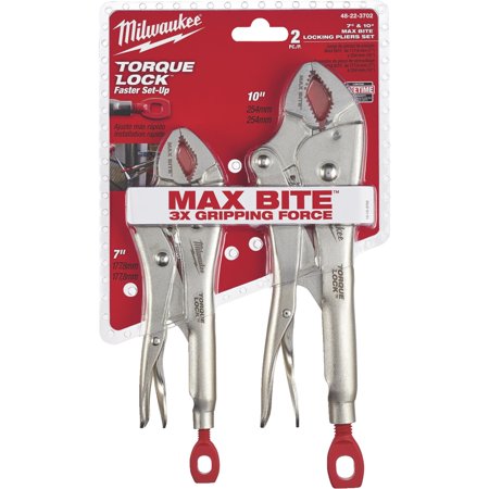 Milwaukee 7 in. Forged Alloy Steel Locking Pliers Set