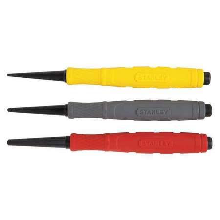 Stanley Cushion Grip Nail Set 3 Pc