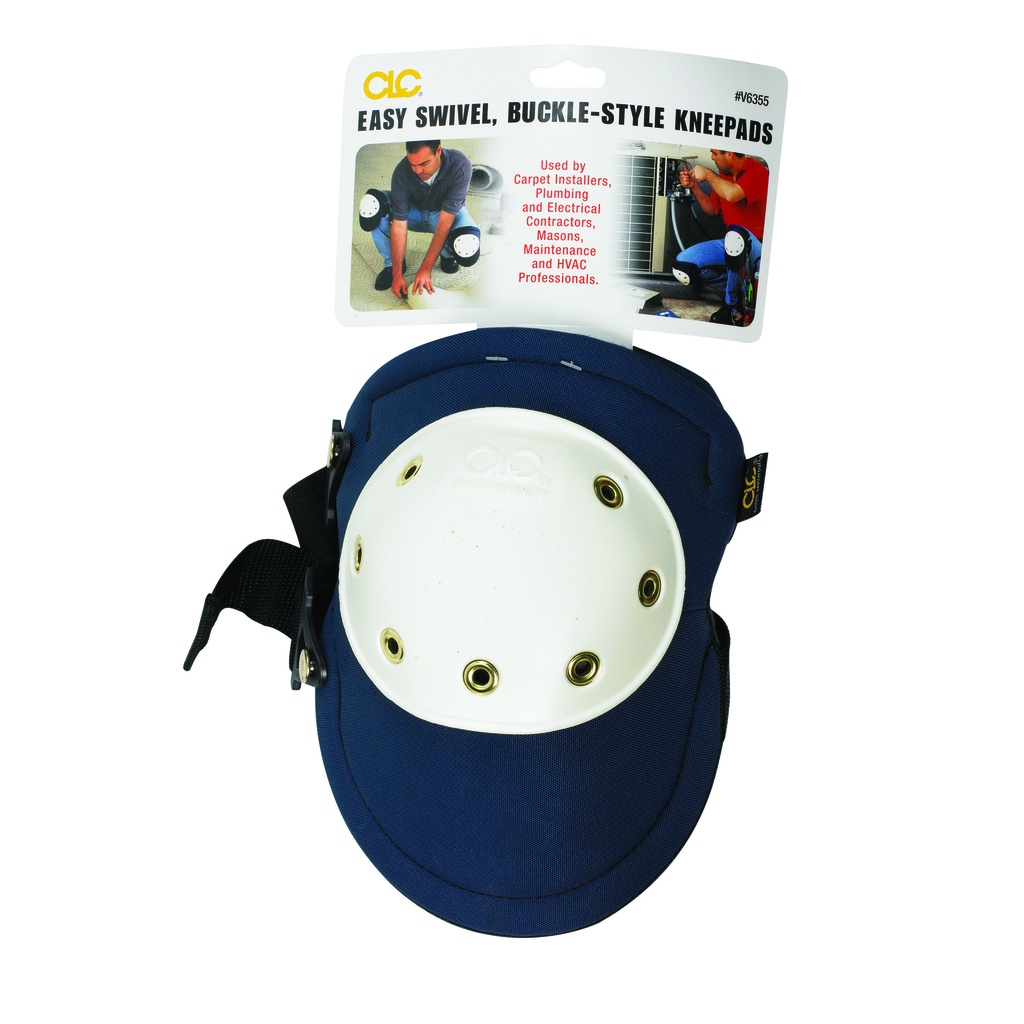 CLC 7.25 in. L X 5.5 in. W Foam/Polyester Knee Pads Blue