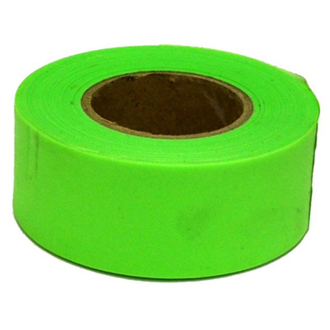 C.H. Hanson 150 Ft. L X 1.2 in. W PVC Flagging Tape Fluorescent Lime