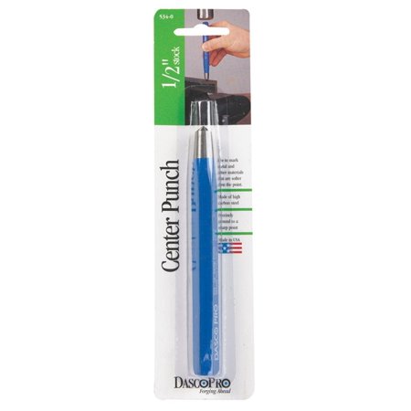 Dasco Pro 1/2 in. High Carbon Steel Center Punch 5-1/2 in. L 1 Pc