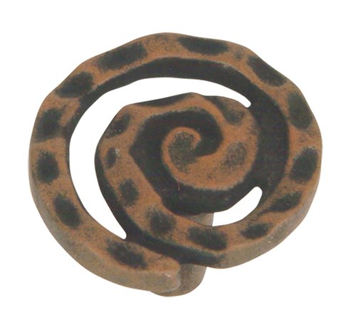 [2140R] Atlas Homewares 2140-R 1-1/4-Inch Signature Scroll  Knob, Rust