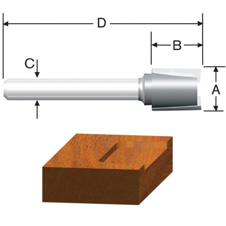V/A ROUTER BIT 5/8" MORTISE