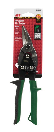 [2194850] Ace 10 in. Drop Forged Steel Style Aviation Snips 19 Ga.