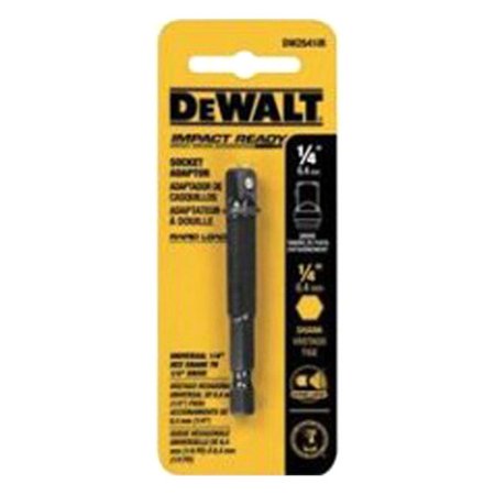DEWALT SOCKET ADAPTER 1/4" HEX