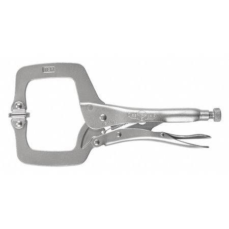 Irwin Vise-Grip 3-3/8 in. X 2-5/8 in. D Locking C-Clamp with Swivel Pads 1000 Lb 1 Pc