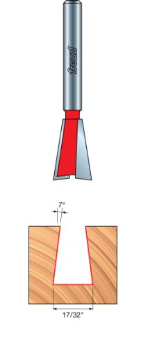Freud 17/32 in. (Dia.) Dovetail Bit with 1/2 in. Shank - 22-115