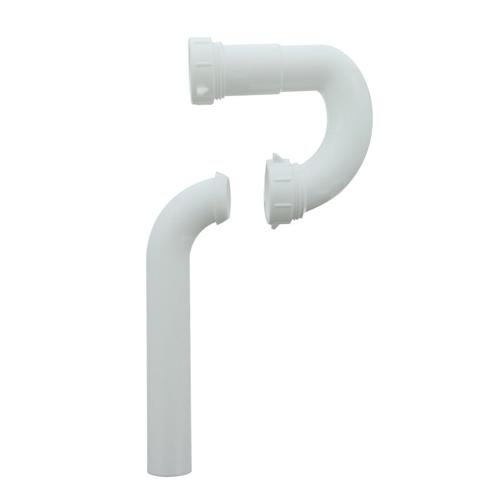 [2231R] 1-1/4" White Polypropylene P-Trap