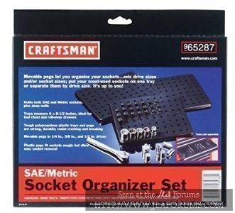 Craftsman 103 Pc. SAE/Metric Socket Tray Set - Black