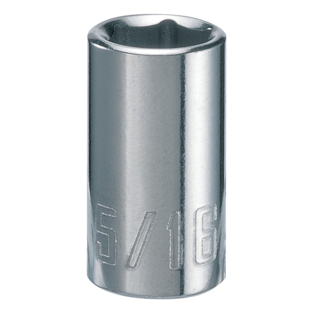 [2300705] Craftsman 5/16 in. X 1/4 in. Drive SAE 6 Point Standard Shallow Socket 1 Pc