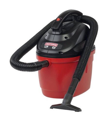Craftsman CMXEVBE172501 2.5 Gal Corded Wet/Dry Vacuum Tool Only 3 Amps 120 V 2.5 HP