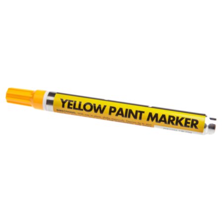 Forney 8.75 in. L X 1.88 in. W Yellow Paint Marker 1 Pc