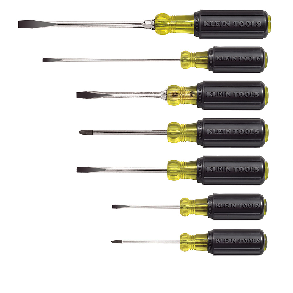 Klein Tools Phillips/Slotted Screwdriver Set 7 Pc