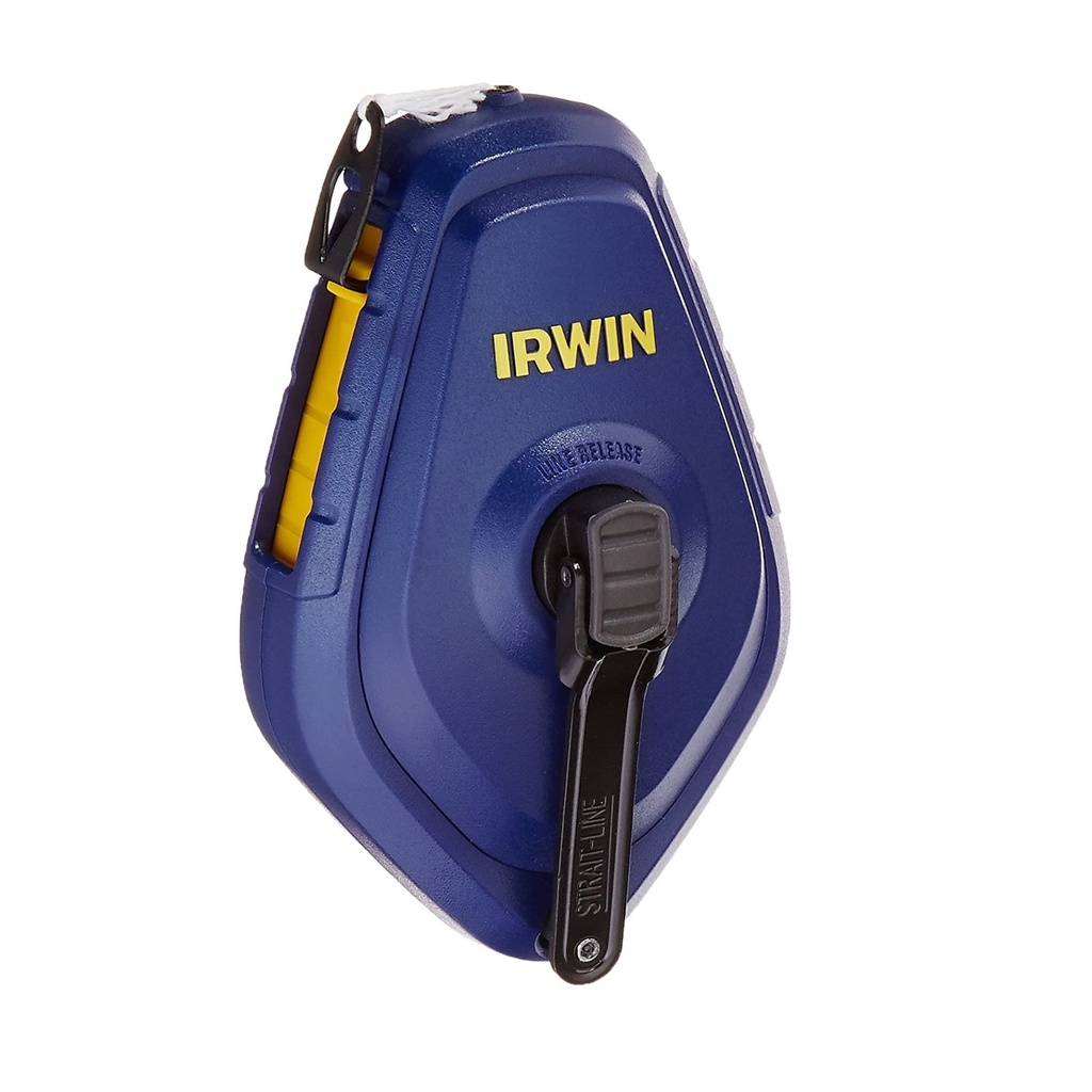 Irwin Strait-Line 2 Oz Blue Fast Retrieve Chalk Line Reel 100 Ft. White