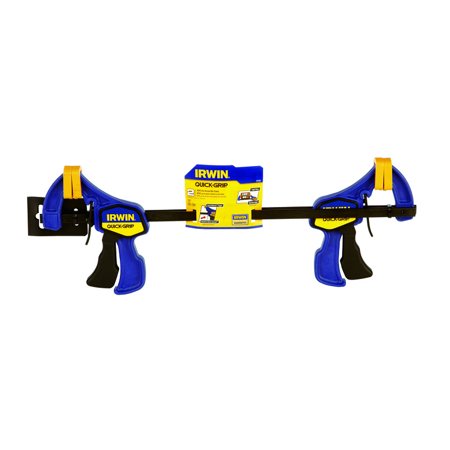 Irwin Quick-Grip 12 in. X 2-7/16 in. D Bar Clamp 100 Lb 2 Pc
