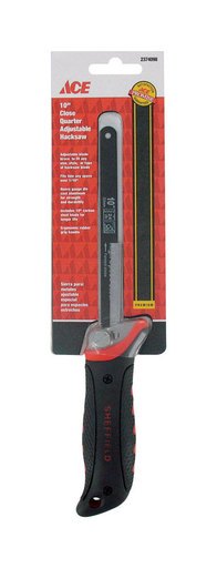 [2374098] Ace 10 in. Carbon Steel Close Quarter Hacksaw Black 1 Pc