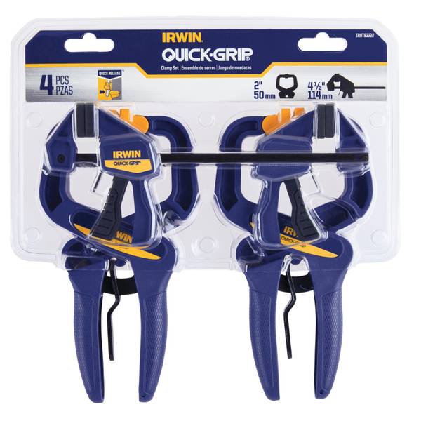 IRWIN QUICK GRIP CLAMP 4PK