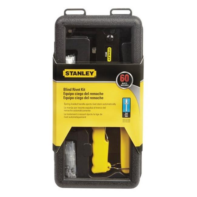 Stanley Steel Blind Rivet Tool Kit Yellow 60 Pc