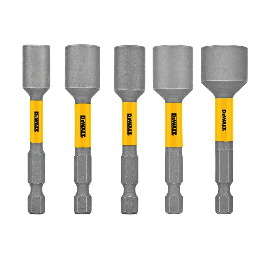 DeWalt Detatchable Nut Driver Set Black Oxide 5 Pc