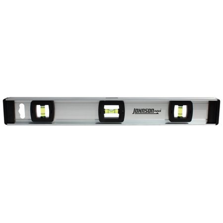 Johnson 18 in. Aluminum I-Beam Level 3 Vial