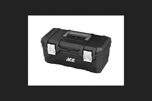 Ace 16 in. Tool Box Black/Red
