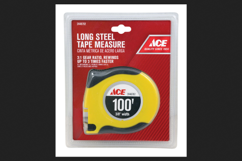 LONG STL TAPE 3/8"X100'