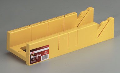 [24626] Ace 16 in. L X 4 in. W Plastic Mitre Box Yellow 1 Pc