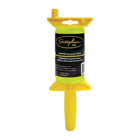 Stringliner Twisted Mason's Line and Reel 270 Ft. Yellow