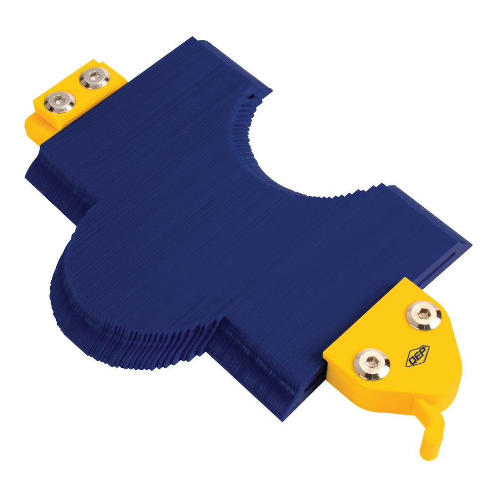 QEP 6 in. H X 4 in. W X 1/4 in. L Plastic Contour Gauge 1 Pk