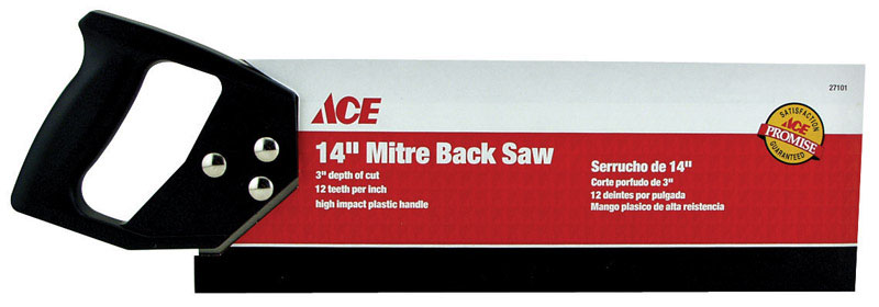 Ace 14 in. Mitre Back Saw 12 TPI 1 Pc