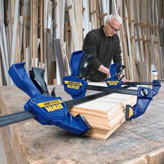 Irwin Quick-Grip 6 in. X 3-1/2 in. D Bar Clamp 300 Lb 1 Pc