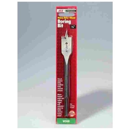 Ace 3/4 in. X 6 in. L Steel Wood Boring Bit Quick-Change Hex Shank 1 Pc