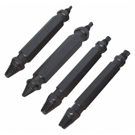 Century Drill & Tool Steel Double-Ended Screw Extractor Set