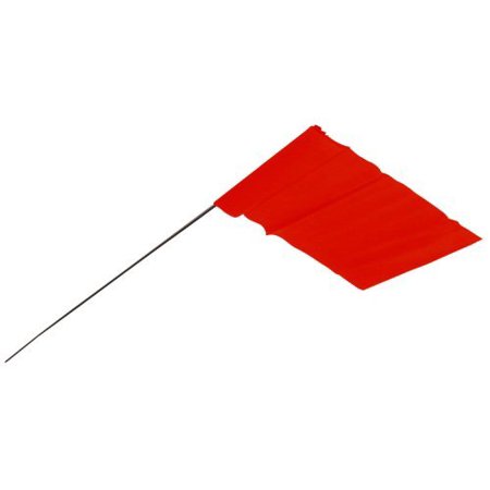 RED STAKE FLAGS 100PK